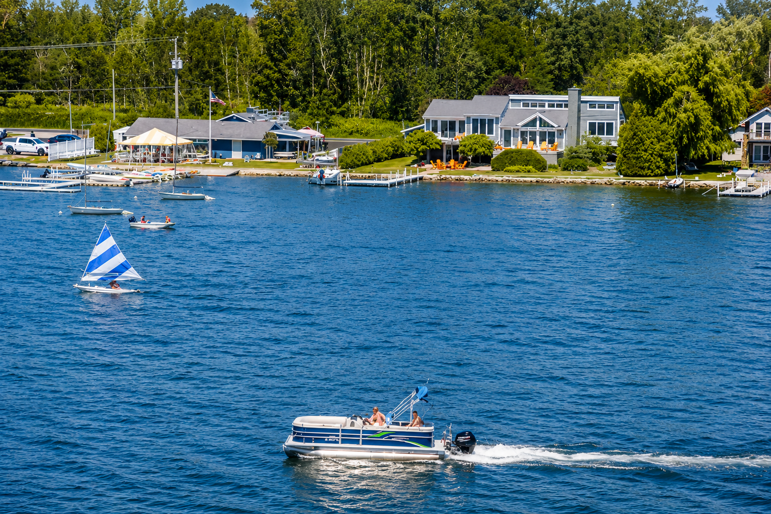 luxury waterfront vacation rental in Petoskey Mi